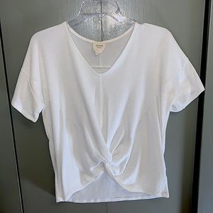 casual off white sweater blouse Harper Heritage